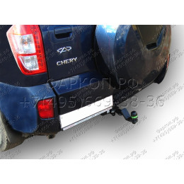 C105-AE Лидер-плюс ТСУ для Chery Tiggo (FL) 2011-2014, ТагАЗ Vortex Tingo (FL) 2010-2013, Lifan X60 2011-2021 без снятия и выреза бампера. Тип шара: AE. Нагрузки: 1000/75 кг, масса фарк