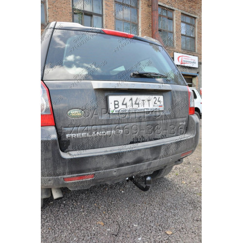 7351-A ORIS Фаркоп на Land Rover Freelander II 2007-2012 без выреза в бампере. Тип шара: A. Нагрузки: 1500/50 кг, масса фаркопа 15,5 кг (без электрики в комплекте)