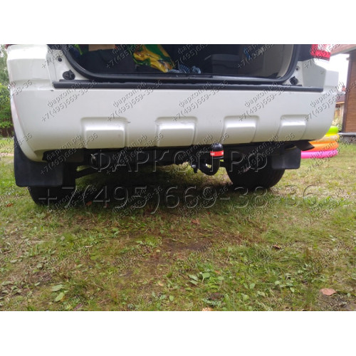 3963-A ORIS Фаркоп на Ford Escape 4x4 2008-2012, Mazda Tribute 2007-2011, Ford Maverick 2007-2012 без выреза в бампере. Тип шара: A. Нагрузки: 1500/75 кг, масса фаркопа 19 кг (без электрики в комплекте)