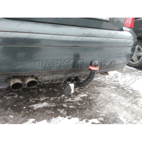 2133-A ORIS Фаркоп на Audi A3 хетчбек 1996-2003/6, Volkswagen Golf IV хетчбек/универсал 1997/10-2003/10, Volkswagen Bora седан/универсал 1998-2005. Необходима подрезка бампера. Тип шара: A. Нагрузки: 1400/75 кг, масса фаркопа 16,5 кг (без электрики в комп