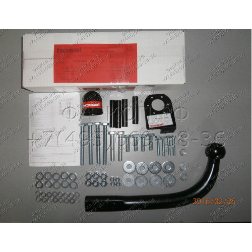 2636-A ORIS Фаркоп на Citroen C4 седан 2013-2022 без выреза в бампере. Тип шара: A. Нагрузки: 1500/75 кг, масса фаркопа 19,3 кг (без электрики в комплекте)