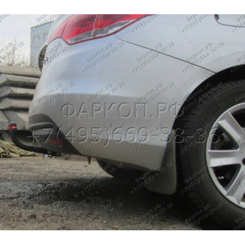 2636-A ORIS Фаркоп на Citroen C4 седан 2013-2022 без выреза в бампере. Тип шара: A. Нагрузки: 1500/75 кг, масса фаркопа 19,3 кг (без электрики в комплекте)