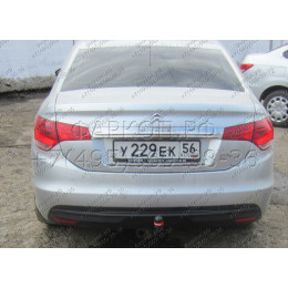 2636-A ORIS Фаркоп на Citroen C4 седан 2013-2022 без выреза в бампере. Тип шара: A. Нагрузки: 1500/75 кг, масса фаркопа 19,3 кг (без электрики в комплекте)
