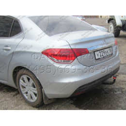 2636-A ORIS Фаркоп на Citroen C4 седан 2013-2022 без выреза в бампере. Тип шара: A. Нагрузки: 1500/75 кг, масса фаркопа 19,3 кг (без электрики в комплекте)