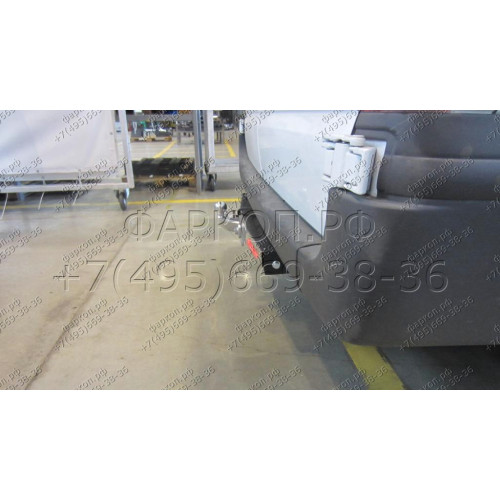 3982-F ORIS Фаркоп на Ford Transit 2006-2014 без ступеньки. Без выреза в бампере. Тип шара: F. Нагрузки: 2800/120 кг, масса фаркопа 18,7 кг (без электрики в комплекте)