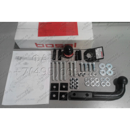 3985-A ORIS Фаркоп на Ford Ecosport 2WD/4WD 2014-2019 без выреза в бампере. Тип шара: A. Нагрузки: 1200/75 кг, масса фаркопа 18,4 кг (без электрики в комплекте)