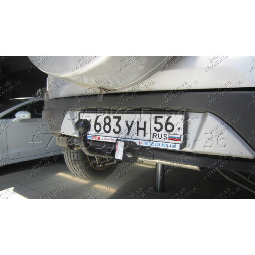 3985-A ORIS Фаркоп на Ford Ecosport 2WD/4WD 2014-2019 без выреза в бампере. Тип шара: A. Нагрузки: 1200/75 кг, масса фаркопа 18,4 кг (без электрики в комплекте)