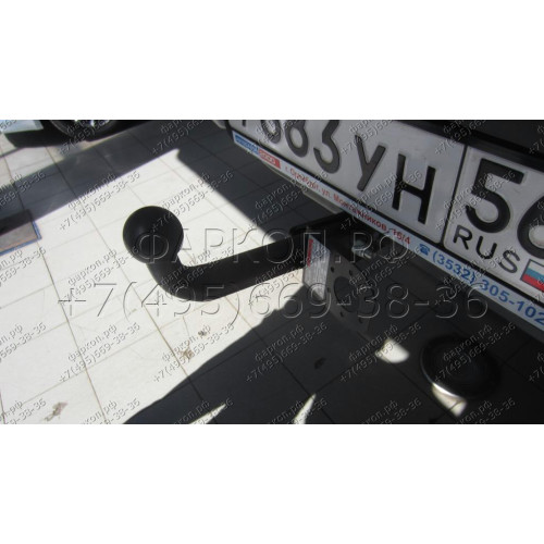 3985-A ORIS Фаркоп на Ford Ecosport 2WD/4WD 2014-2019 без выреза в бампере. Тип шара: A. Нагрузки: 1200/75 кг, масса фаркопа 18,4 кг (без электрики в комплекте)