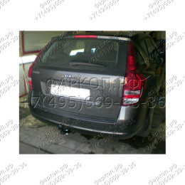 6736-A ORIS Фаркоп на Kia Ceed универсал 2007-2012. Необходима подрезка бампера. Тип шара: A. Нагрузки: 1300/75 кг, масса фаркопа 17 кг (без электрики в комплект