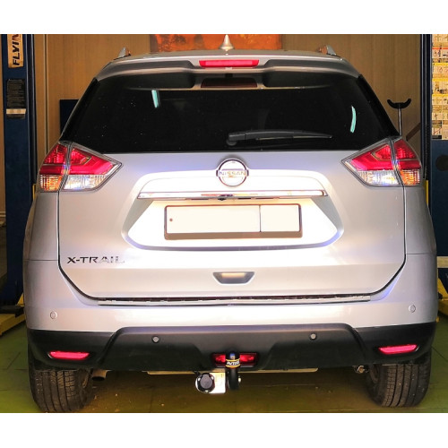 NS 29 AVTOS Фаркоп на Nissan X-Trail T31 2007-2015 без выреза в бампере. Тип шара: A. Нагрузки: 2000/100 кг, масса фаркопа 18,5 кг (без электрики в комплекте)