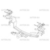 NS 29 AVTOS Фаркоп на Nissan X-Trail T31 2007-2015 без выреза в бампере. Тип шара: A. Нагрузки: 2000/100 кг, масса фаркопа 18,5 кг (без электрики в комплекте)