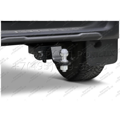 F.5718.001 BERG Фаркоп на Toyota Hilux 2015-, JAC T6 2018- (сборка РФ), JAC T8 Pro 2023- (сборка РФ), Sollers ST6 2023-, Sollers ST8 2025- без снятия и подрезки бампера. Тип шара: E. Нагрузки: 3500/120 кг, масса фаркопа 29 кг (без электрики в комплекте)