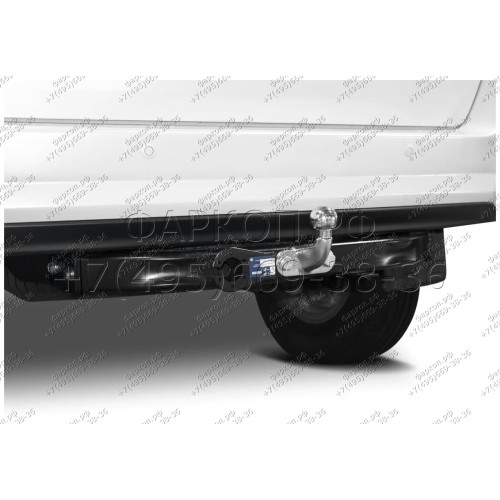F.5715.001 BERG Фаркоп на Toyota Fortuner (кроме TRD) 2017- без снятия и подрезки бампера. Тип шара: F. Нагрузки: 1500/75 кг, масса фаркопа 21 кг (без электрики в комплекте)