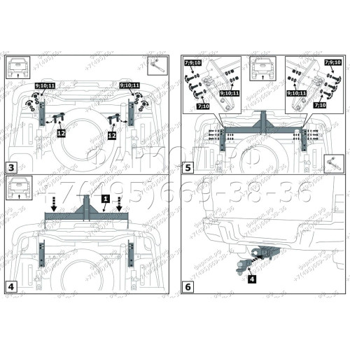F.5718.001 BERG Фаркоп на Toyota Hilux 2015-, JAC T6 2018- (сборка РФ), JAC T8 Pro 2023- (сборка РФ), Sollers ST6 2023-, Sollers ST8 2025- без снятия и подрезки бампера. Тип шара: E. Нагрузки: 3500/120 кг, масса фаркопа 29 кг (без электрики в комплекте)