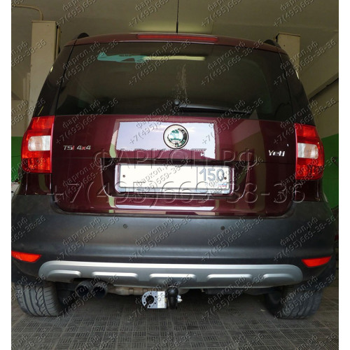 SK 07 AVTOS Фаркоп на Skoda Yeti 2009-2018. Необходима подрезка бампера. Тип шара: A. Нагрузки: 1500/75 кг, масса фаркопа 13,5 кг (без электрики в комплекте)