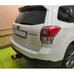 SU 07 AVTOS Фаркоп на Subaru Forester 2013-2018. Необходима подрезка бампера. Тип шара: A. Нагрузки: 2000/100 кг, масса фаркопа 17 кг (без электрики в комплекте)
