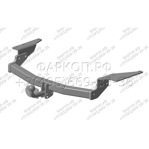 SY 005 AVTOS Фаркоп на SsangYong Kyron 2005-2016, SsangYong Rexton 2002-2006 без подрезки бампера. Тип шара: A. Нагрузки: 2000/100 кг, масса фаркопа 19 кг (без электрики в комплекте)