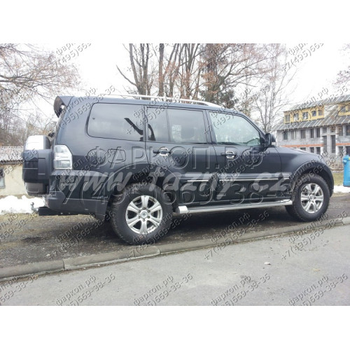 M-348 STEINHOF Фаркоп на Mitsubishi Pajero IV 5 дверей 2007-2020 без снятия и подрезки бампера. Тип шара: F. Нагрузки: 3300/135 кг, масса фаркопа 33,6 кг (без электрики в комплекте)