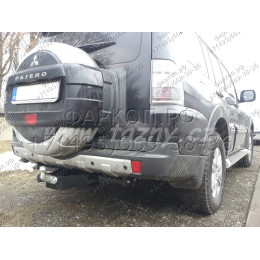 M-348 STEINHOF Фаркоп на Mitsubishi Pajero IV 5 дверей 2007-2020 без снятия и подрезки бампера. Тип шара: F. Нагрузки: 3300/135 кг, масса фаркопа 33,6 кг (без электрики в 