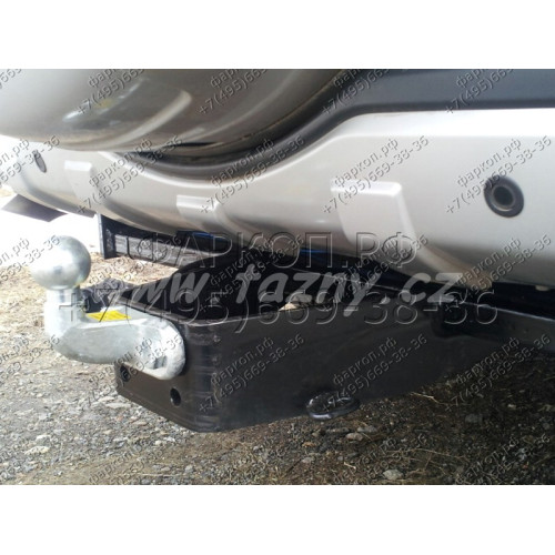 M-348 STEINHOF Фаркоп на Mitsubishi Pajero IV 5 дверей 2007-2020 без снятия и подрезки бампера. Тип шара: F. Нагрузки: 3300/135 кг, масса фаркопа 33,6 кг (без электрики в комплекте)