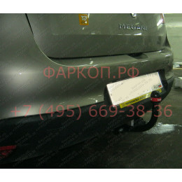 1425-A ORIS Фаркоп на Renault Megane III хетчбек 2008/12-2016, Renault Scenic 2 2003-2009, Renault Grand Scenic 2 2003-2009, Renault Scenic 3 2009/06-2016, Renault Grand Scenic 3 2009/06-2016 без выреза в бампере. Тип ш