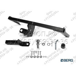 F.6017.004 BERG Фаркоп на Lada Vesta Cross/SW Cross 2015-2022 (необходима подрезка бампера), Lada Vesta седан/универсал 2015-2022 (без выреза бампера). Тип шара: E. Нагрузки: 10