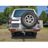 MI 30 AVTOS Фаркоп на Mitsubishi Pajero III, IV 2000-2007, 2007-2020 без выреза в бампере. Тип шара: E. Нагрузки: 1800/100 кг, масса фаркопа 20,5 кг (без электрики в комплекте)