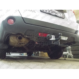 N103-FC Лидер-плюс ТСУ для Nissan X-Trail T31 2007-2014 без выреза бампера. Нагрузки: 1200/50 кг, масса фаркопа 23,22 кг (без электрики в комплекте)