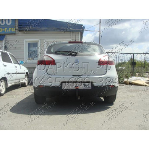 1425-A ORIS Фаркоп на Renault Megane III хетчбек 2008/12-2016, Renault Scenic 2 2003-2009, Renault Grand Scenic 2 2003-2009, Renault Scenic 3 2009/06-2016, Renault Grand Scenic 3 2009/06-2016 без выреза в бампере. Тип шара: A. Нагрузки: 1200/50 кг, масса 