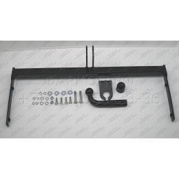 2882.12 SHERIFF Фаркоп на Volkswagen Polo седан 2010-2020, Polo лифтбек 2020-2022. Необходима подрезка бампера. Тип шара: A. Нагрузки: 500/50 кг, масса фаркопа 11,25 кг (без э