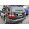 3032-A ORIS Фаркоп на Toyota Land Cruiser 100 VX 1998-2007, Lexus LX470 2003-2007 без выреза в бампере. Тип шара: A. Нагрузки: 1500/100 кг, масса фаркопа 20 кг (без электрики в комплекте)