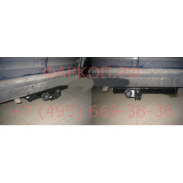 3964-A ORIS Фаркоп на Ford Tourneo Connect 2002-2014, Ford Transit Connect 2002-2014 без выреза в бампере. Тип шара: A. Нагрузки: 1200/50 кг, масса фаркопа 19,7 кг (без электрики в ко