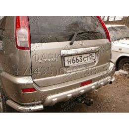 4337-A ORIS Фаркоп на Nissan X-Trail T30 2001-2007. Необходима подрезка бампера. Тип шара: A. Нагрузки: 1500/100 кг, масса фаркопа 18,1 кг (без электрики в комплекте)