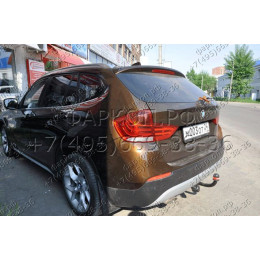 4753-A ORIS Фаркоп на BMW X1 E84 2009-2015 без выреза в бампере. Тип шара: A. Нагрузки: 1500/50 кг, масса фаркопа 15,6 кг (без электрики в комплекте)