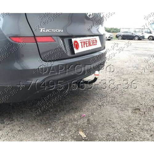 7251 Трейлер Фаркоп для Hyundai Tucson дорестайл 2015-2018 (установка без снятия бампера), Tucson рестайл 2018-2021, Kia Sportage дорестайл 2015-2018 (установка без снятия бампера), Sportage рестайл 2018-2022 (без подрезки бампера). Тип шара: A. Нагрузки: