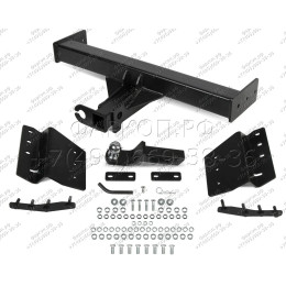 F.4014.001 BERG Фаркоп на Mitsubishi L200 2015-2019, 2019-2023, FIAT Fullback 2016-2019 без подрезки бампера. Тип шара: E. Нагрузки: 3500/120 кг, масса фаркопа 32,2 кг (без электрики в 
