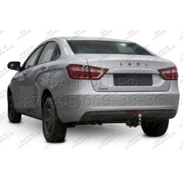 F.6017.004 BERG Фаркоп на Lada Vesta Cross/SW Cross 2015-2022 (необходима подрезка бампера), Lada Vesta седан/универсал 2015-2022 (без выреза бампера). Тип шара: E. Нагрузки: 10