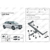 F.6017.004 BERG Фаркоп на Lada Vesta Cross/SW Cross 2015-2022 (необходима подрезка бампера), Lada Vesta седан/универсал 2015-2022 (без выреза бампера). Тип шара: E. Нагрузки: 1000/75 кг, масса фаркопа 15,3 кг (без электрики в комплекте)