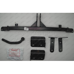 7330 Трейлер Фаркоп для Kia Rio II седан 2009-2011. Требуется подрезка бампера. Тип шара: A. Нагрузки: 1100/50 кг, масса фаркопа 18,8 кг (без электрики в компле