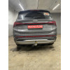 91008-A MOTODOR Фаркоп с оцинкованным шаром на Kia Sorento 2020-, Hyundai Santa Fe IV рестайлинг 2021-2023. Необходима подрезка бампера. Тип шара: A. Нагрузки: 2000/100 кг, масса фаркопа 16,5 кг (без электрики в комплекте)
