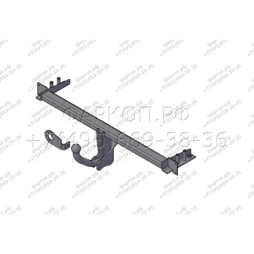 9422 Трейлер Фаркоп для Ravon Gentra 2015-2018, Daewoo Gentra 2013-2015, Chevrolet Lacetti седан 2004-2012, Daewoo Nubira седан 2003-2013 без подрезки бампера. Тип шара: A. Нагрузки: 1200/60 кг, масса фаркопа 16,7 кг (без электрики в комплекте)