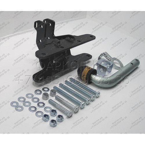 95201-A MOTODOR Фаркоп с оцинкованным шаром на Jeep Wrangler JK 2007-2018, JL 2018- (только американская версия) без выреза в бампере. Тип шара: A. Нагрузки 1900/75 кг, масса фаркопа 8,5 кг (без электрики в комплекте)