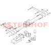 A-130 STEINHOF Фаркоп с штатной электрикой на Audi Q5 2016-2024, Audi Q5 Sportback 2021-2024, в т.ч. S-Line. Требуется подрезка бампера. Тип шара: W13 (автоматически убираемый с кнопки шар). Нагрузки: 2400/110 кг