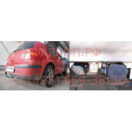 A020C GALIA Полностью оцинкованный фаркоп на Audi A3 хетчбек 3/5 дверей 1996-2003, VW Bora седан/универсал (только 2WD) 1998-2005, VW Golf IV хетчбек 3/5 дверей, универсал