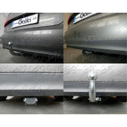 A049A GALIA Полностью оцинкованный фаркоп на Audi A6 седан/универсал 2011-2018, Audi A6 Allroad 2012-2019, Audi A7 Sportback 2011-2017. Подрозетник убирается за бампер. Тип шара