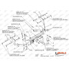 C.014 IMIOLA Фаркоп Citroen Xsara Picasso 1999-2006. Тип шара: A. Нагрузки: 1300/80 кг (без электрики в комплекте)