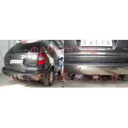 C023C GALIA Полностью оцинкованный фаркоп на Chrysler Grand Voyager IV 2001-2007, Dodge Caravan IV 2001-2007 2WD, 4WD - только 5-местную модель (не подходит на Stow n Go). Подрозетник 