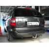 C023C GALIA Полностью оцинкованный фаркоп на Chrysler Grand Voyager IV 2001-2007, Dodge Caravan IV 2001-2007 2WD, 4WD - только 5-местную модель (не подходит на Stow n Go). Подрозетник убирается за бампер. Тип шара: C (горизонтальный съемный). Невидимый вы