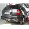 C023C GALIA Полностью оцинкованный фаркоп на Chrysler Grand Voyager IV 2001-2007, Dodge Caravan IV 2001-2007 2WD, 4WD - только 5-местную модель (не подходит на Stow n Go). Подрозетник убирается за бампер. Тип шара: C (горизонтальный съемный). Невидимый вы