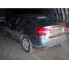 C055A GALIA Полностью оцинкованный фаркоп на Citroen C5 III седан 2008-2017, Peugeot 407 седан 2004-2010. Только для моделей с одной трубой глушителя. для Peugeot 407 2008 год - необходима подрезка в нижней части бампера. Подрозетник убирается за бампер. 